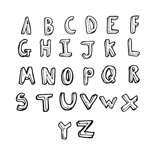 Elegant Uppercase Practice Set